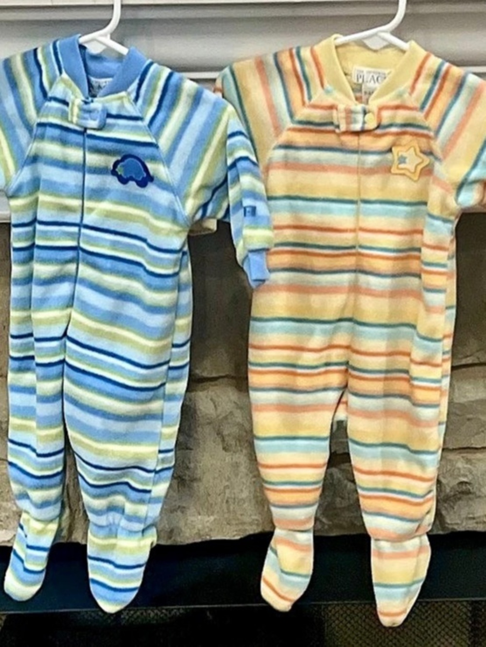The Children's Place Baby and Toddler Boys Fleece Footed One-Piece Pajamas Baby